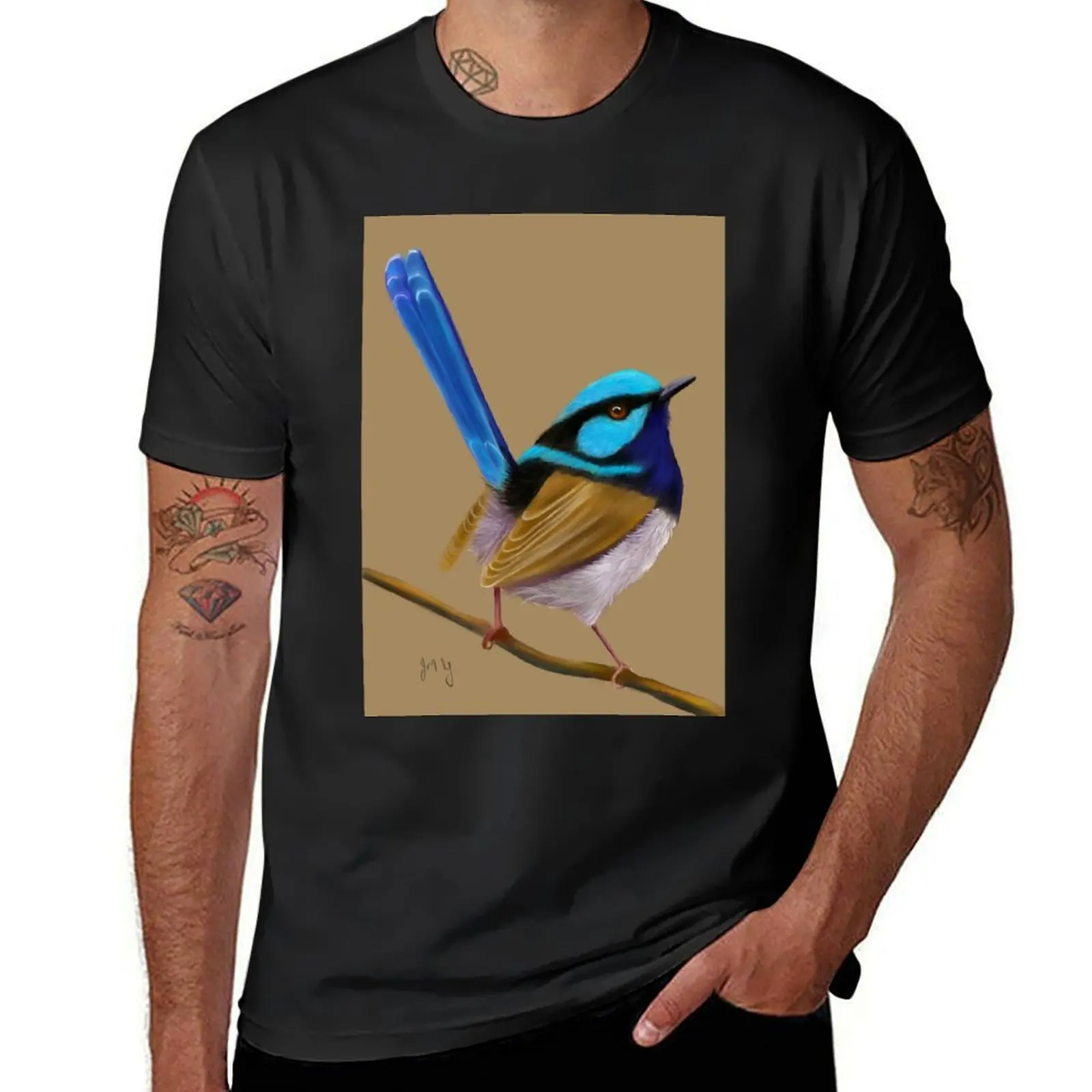 Superb Fairy Wren T-Shirt new edition oversizeds men clothings