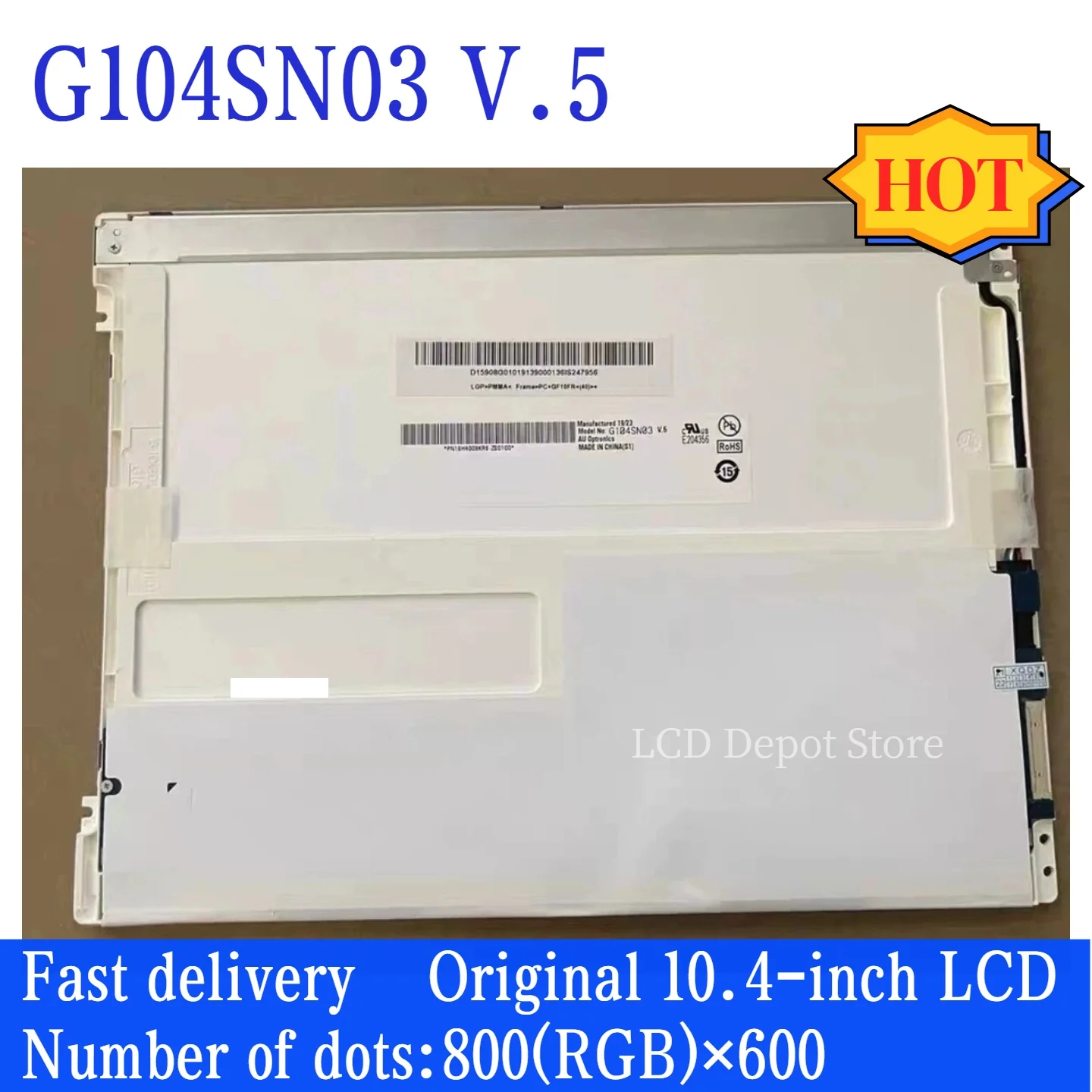 G104SN03 V5 brand new original 10.4-inch LCD display module 800 (RGB) × 600