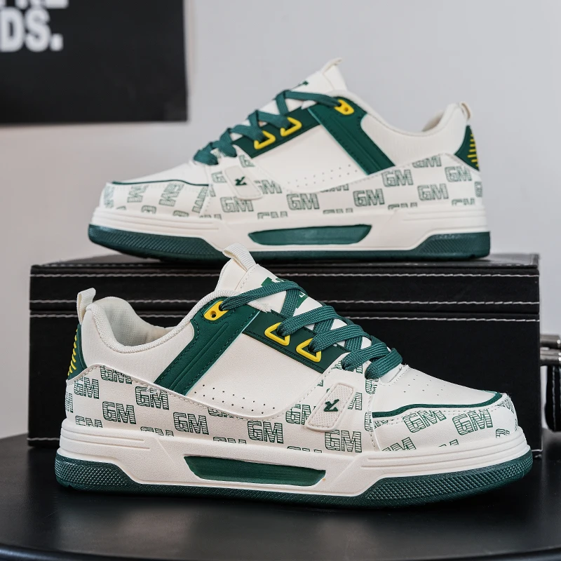 

2026 New Seasonal Versatile Men's Sneakers - Fashion Flat-Heeled Color-Block Casual Daily Comfort Breathable Trendy Shoes for Me