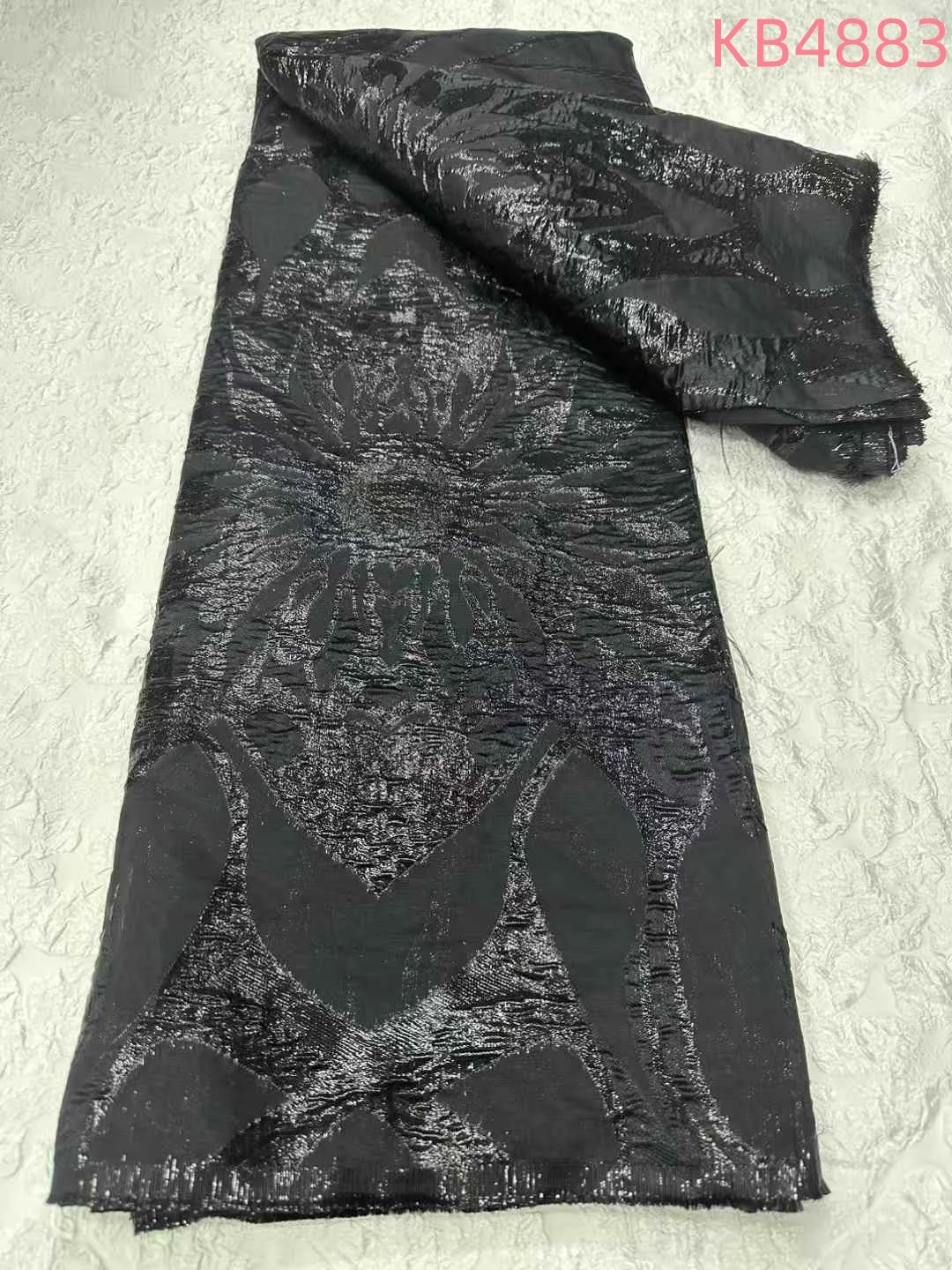 Brocade Jacquard Lace Fabric African Lace Fabric 5 Yards High Quality 2024 Green Lace Nigerian Fabric For Wedding Dress KB4883