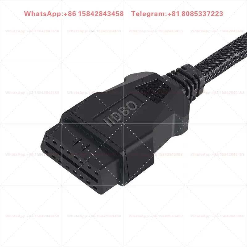 2PCS OBD2 1 to 2 Splitter Cable 16Pin Male to Female Full Power for Electric Truck Diagnostic Tool