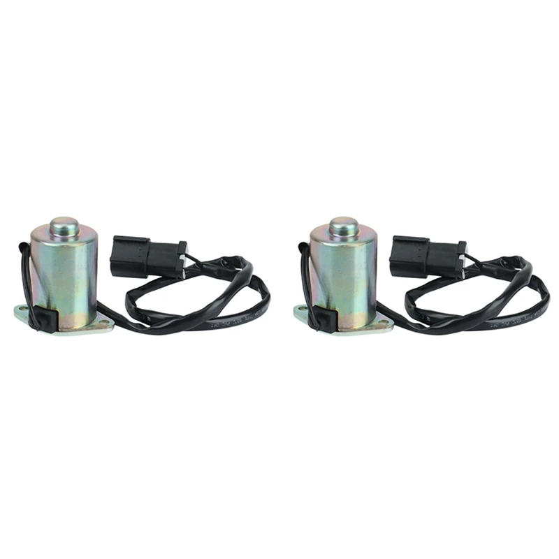 

2X For Komatsu PC200-6 (6D102) Safety Lock Rotary Rotary Solenoid Valve Part Number 206-60-51130 2066051130