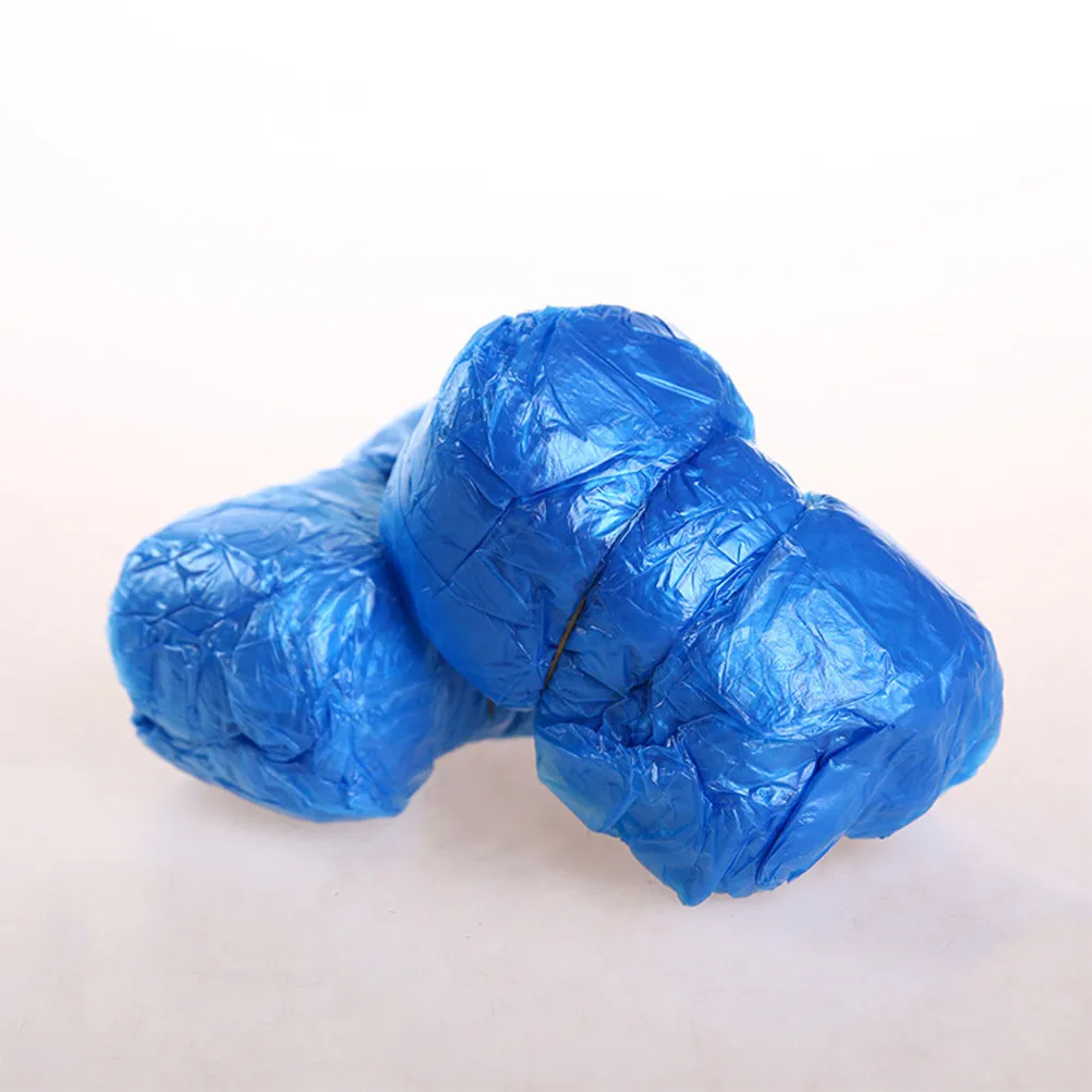 

100 шт. пылезащитных нескользящих одноразовых бахил из пластика для автоматических машин, для дома, фабрик, чистых помещений