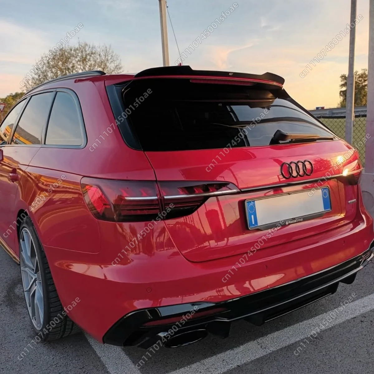 

For Audi A4 B9 Avant 2017 2018 2019 2020 2021 2022 2023 2024 Rear Roof Spoiler Tail Wing Sline Model Modification Cover Tuning