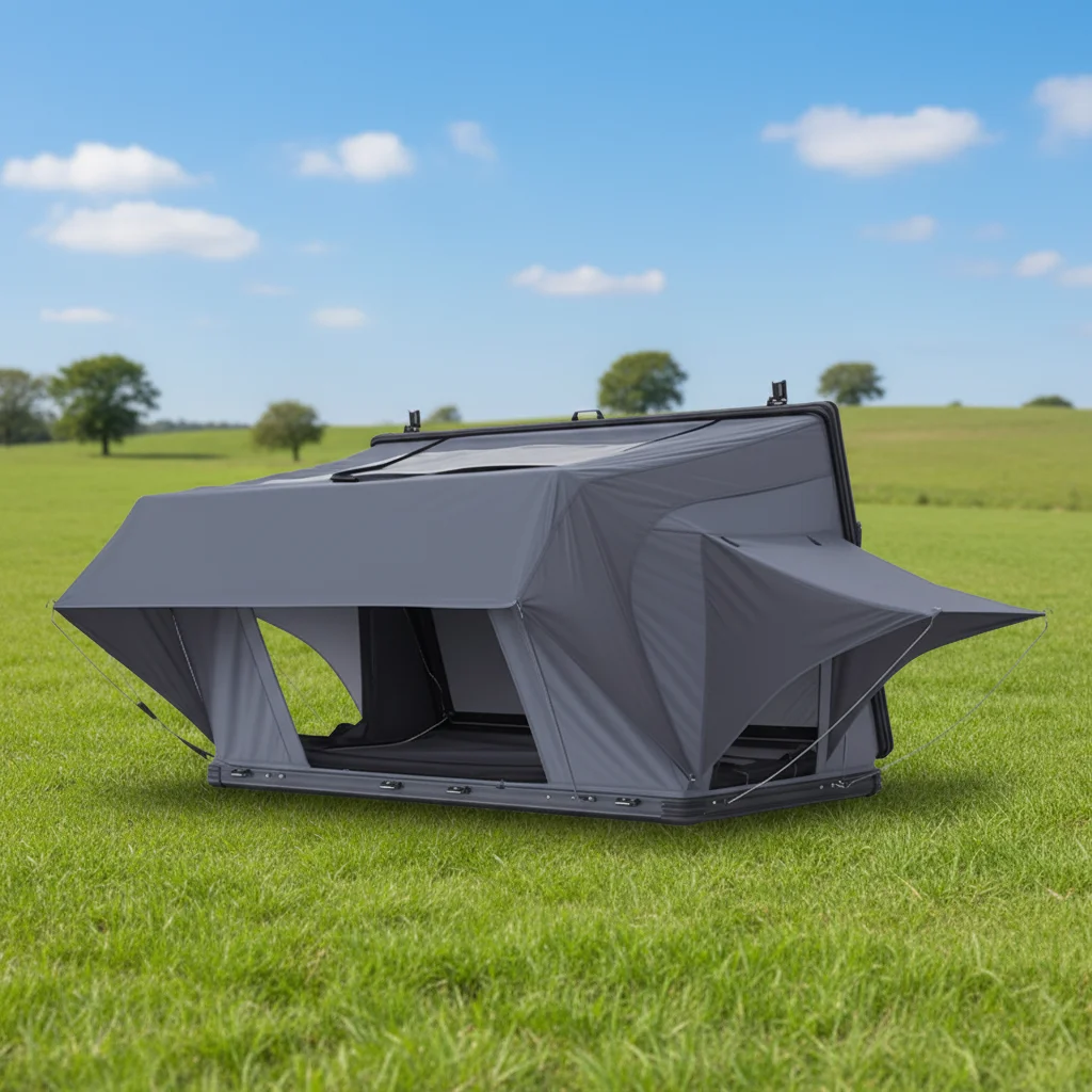 Car Roof Tent Waterproof Roof Tent Side-opening Double Hardshell Roof Tent