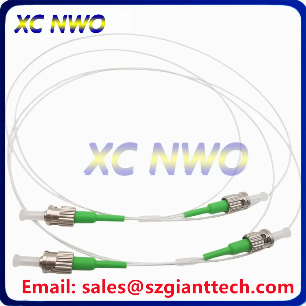 100pcs/Lot! ST/APC-STAPC Connectors Pigtail Singlemode SM G657A1 SX 1M/2M 0.9mm LSZH Cable Optic Fiber Optic Patch Cord