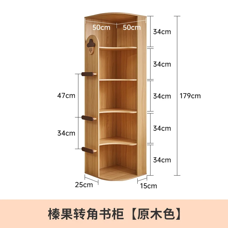 رف كتب من الأرض إلى السقف لغرفة المعيشة، وخزانة منزلية، وخزانة عرض لخزانة الكتب الزاوية