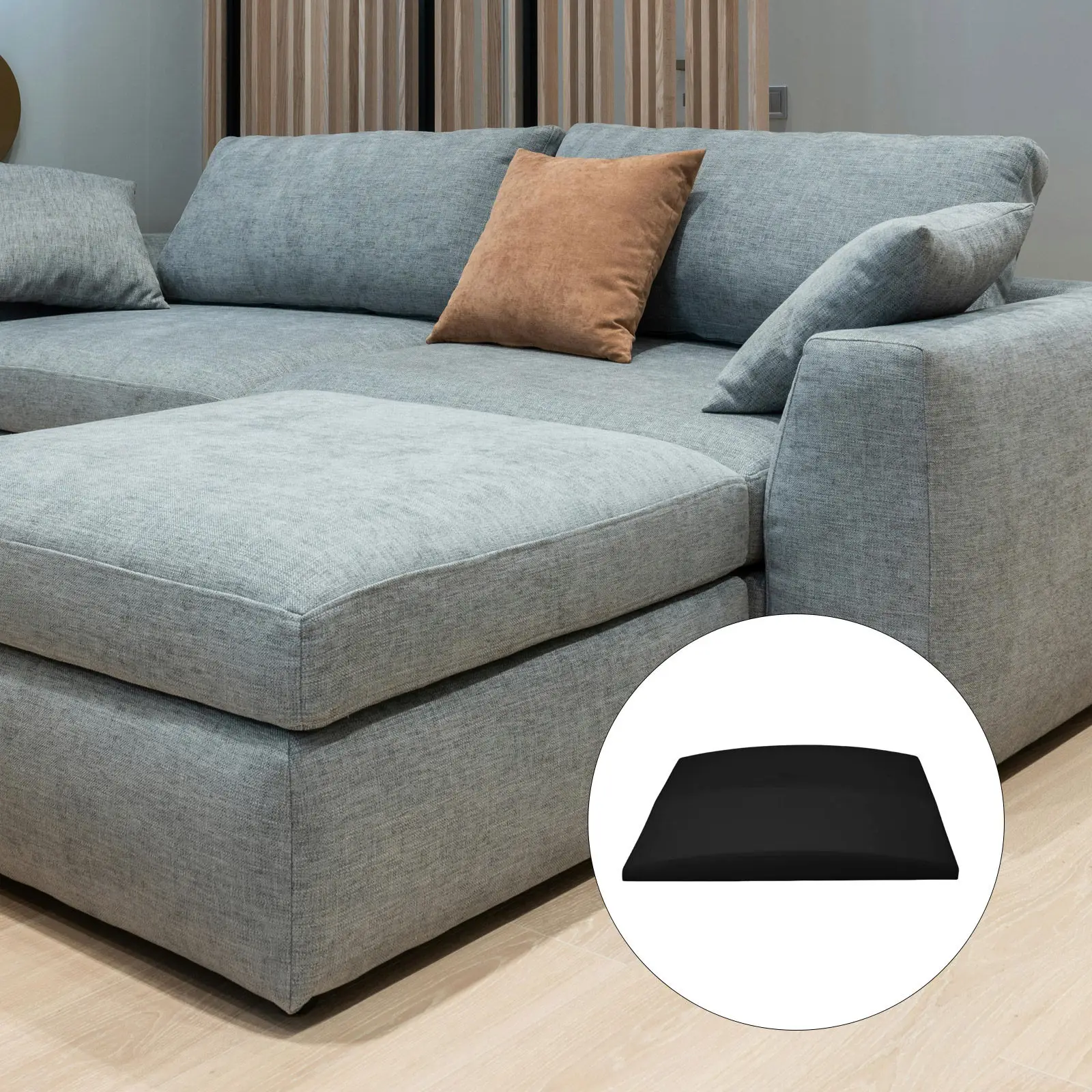 Sofa Cushion Insert Replacement Support for Sagging Couch High Density Sponge Pad Firm Seat Support Living Room Furniture