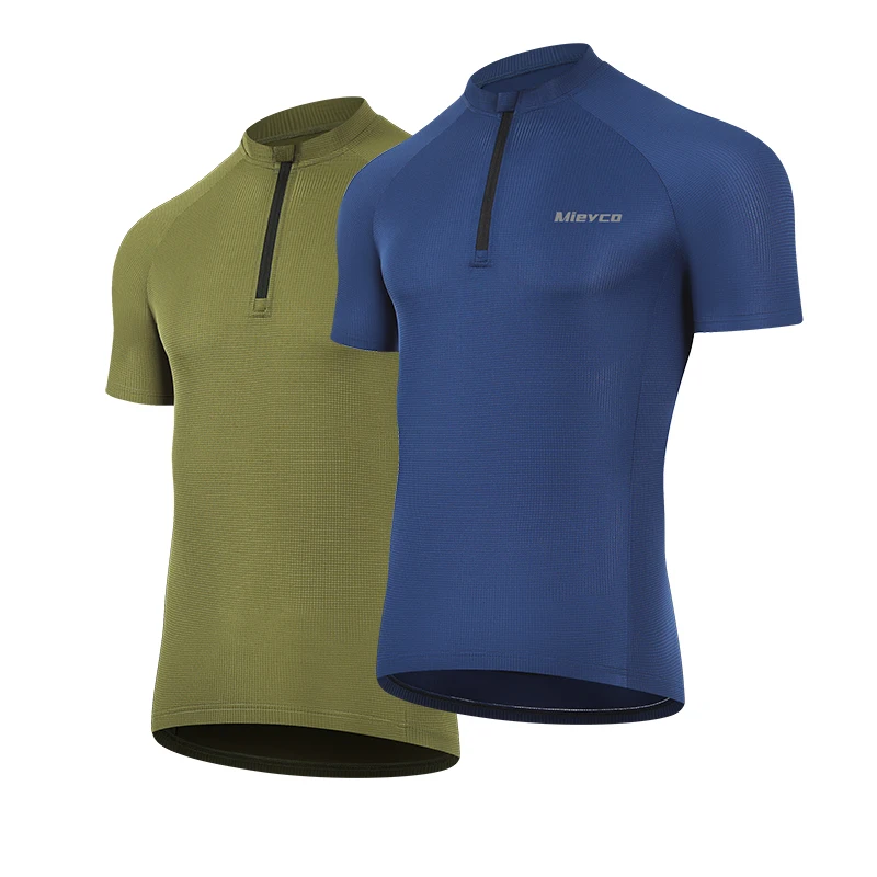 

2PCS New Cycling Jersey 4 Colour Cycling Racing Tops Short Sleeve Bike Jersey Road Cycling Shirts Summer Bicycle Jerseys Man