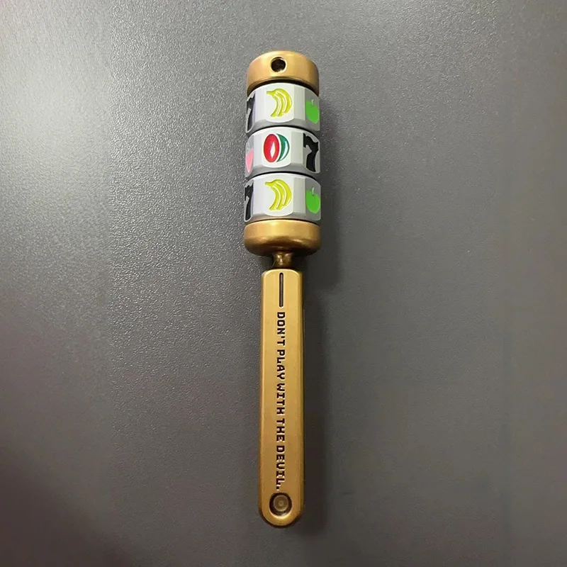 الفاكهة محظوظ عجلة تململ سبينر متعة EDC المعادن لعبة لتخفيف التوتر ADHD تركيز لعبة مكتب سطح المكتب تململ لعبة