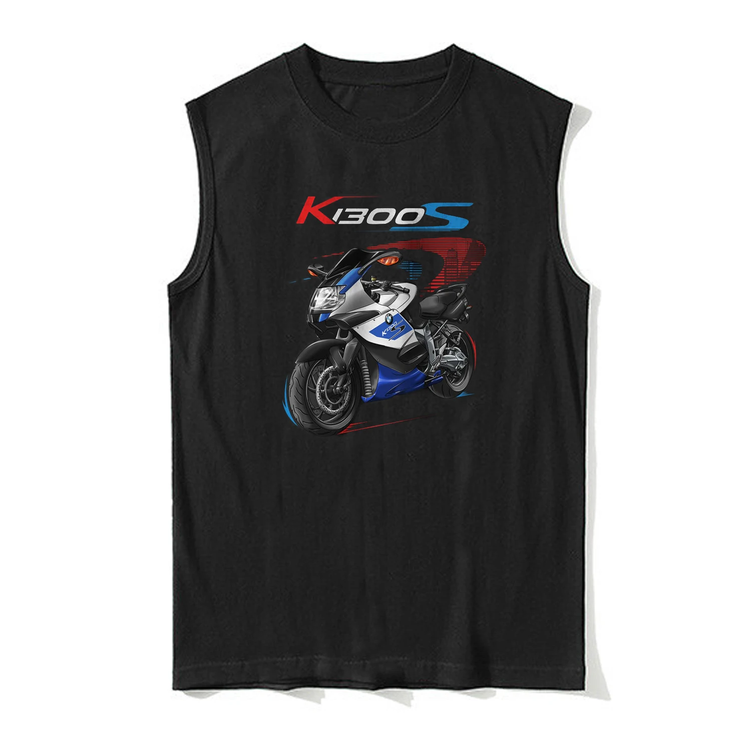 Classic German K1300S Motorcycle Tanktop 100% Cotton O-Neck Summer Casual Mens Vest Sleeveless T-shirt Rider Streetwear