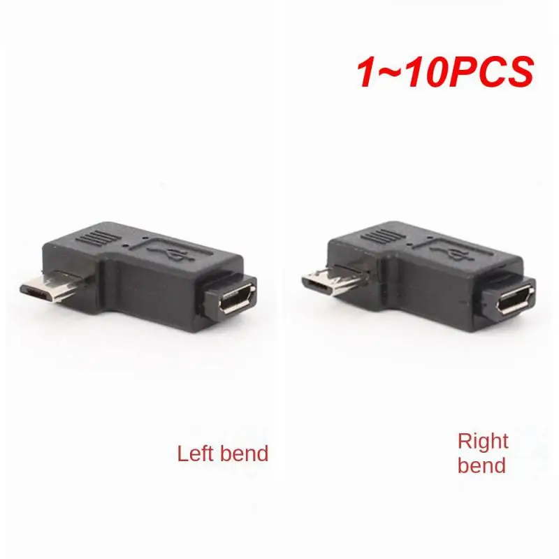 1~10PCS Degree Left & Right Angled Mini USB 5pin Female to Micro USB Male Data Sync Adapter Plug Micro USB To Mini USB Connector