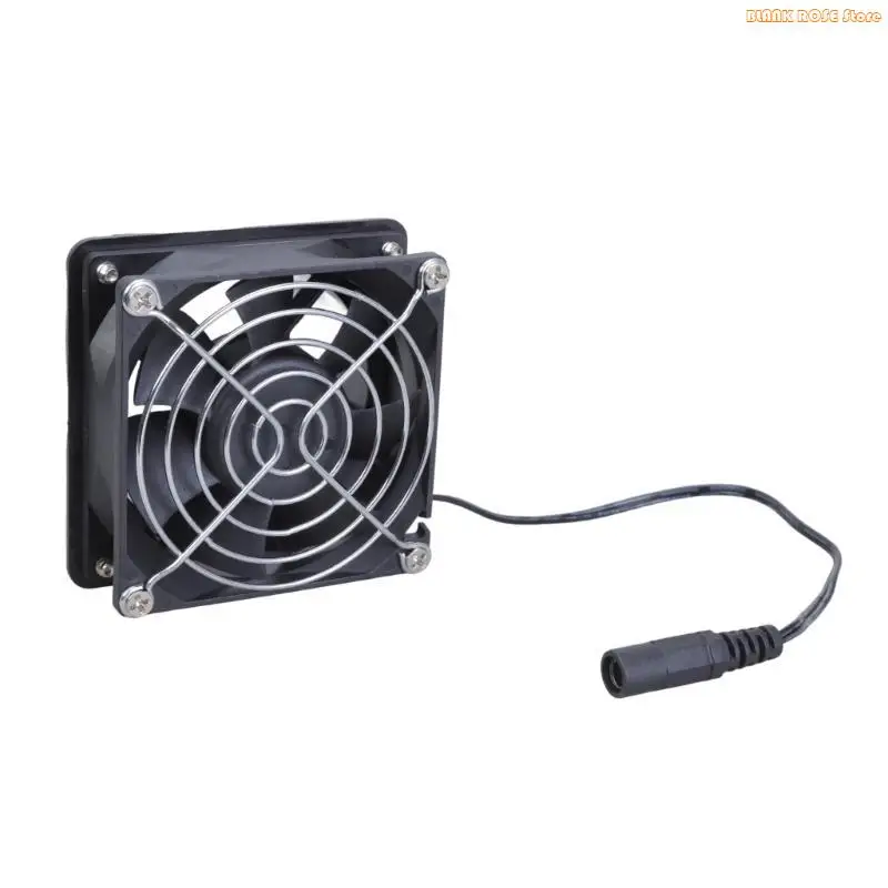 K1ae Fan Fan 12V 3800 دورة في الدقيقة جدار مروحة العادم مروحة منخفضة ضوضاء لمكتب
