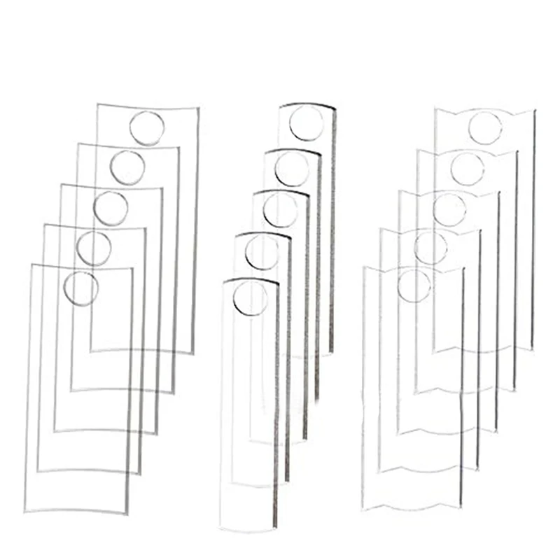 

15 шт. табличка с названием, совместимая с кубками Stanley объемом 40 унций, пустые таблички с названием, акриловая табличка с названием для бутылок