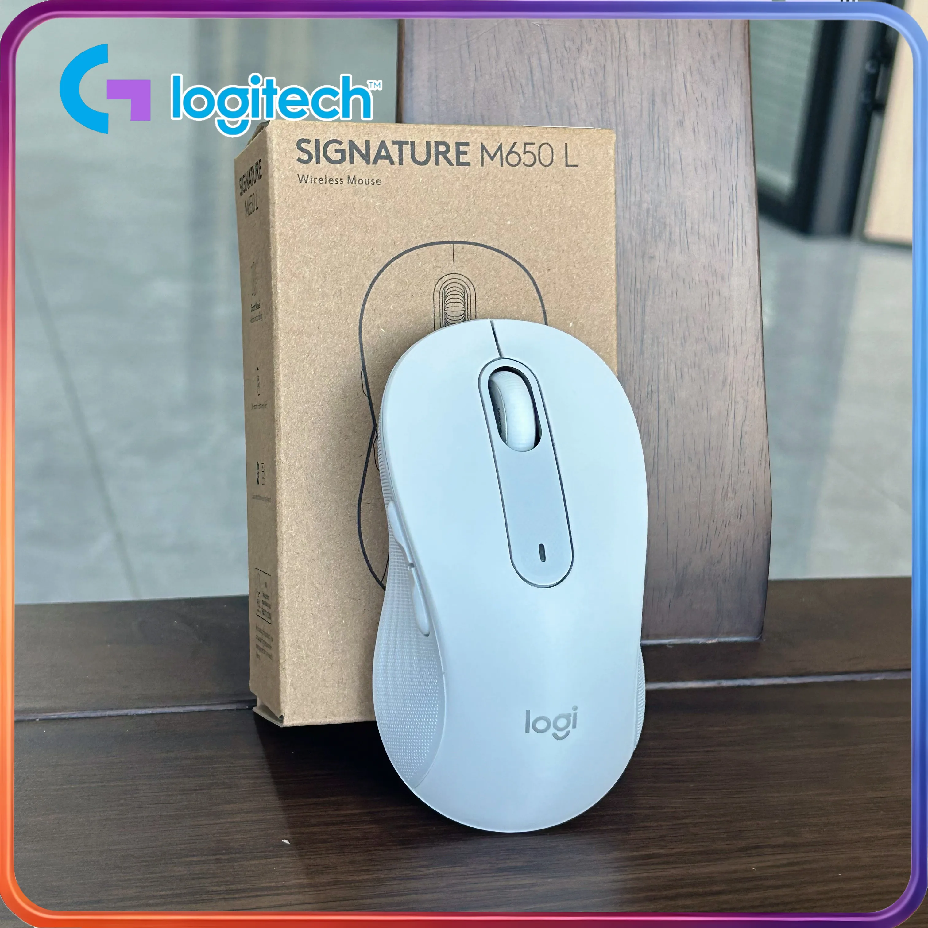 

[Promotional Offer] Logitech M650L Mouse: Crisp click feel, multi-color design, suitable for gaming and office use.