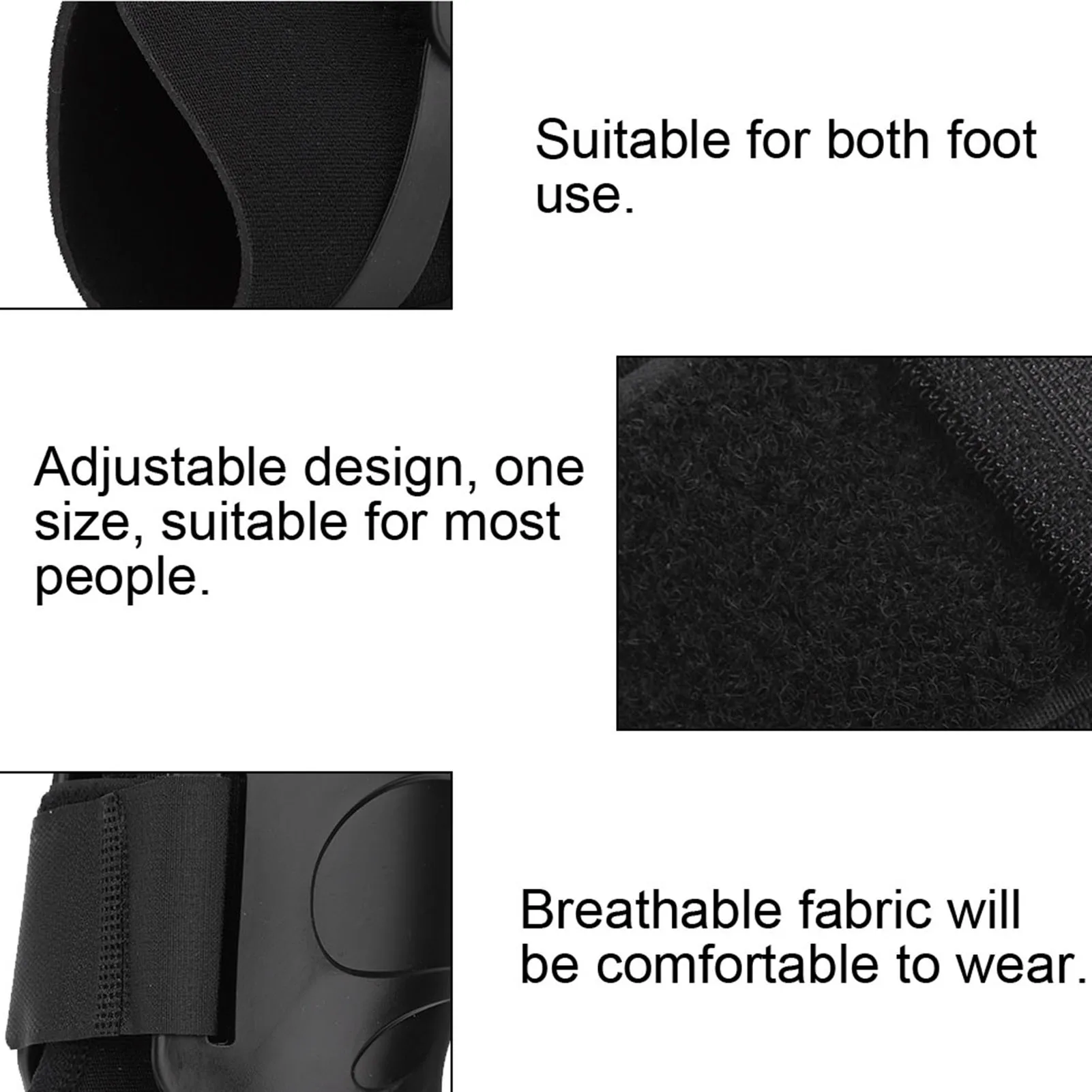 Ankle Brace Compression Ankle Support Foot Guard Strap Ankle Support Brace Compression Breathable Foot Elastic Guard Strap Black