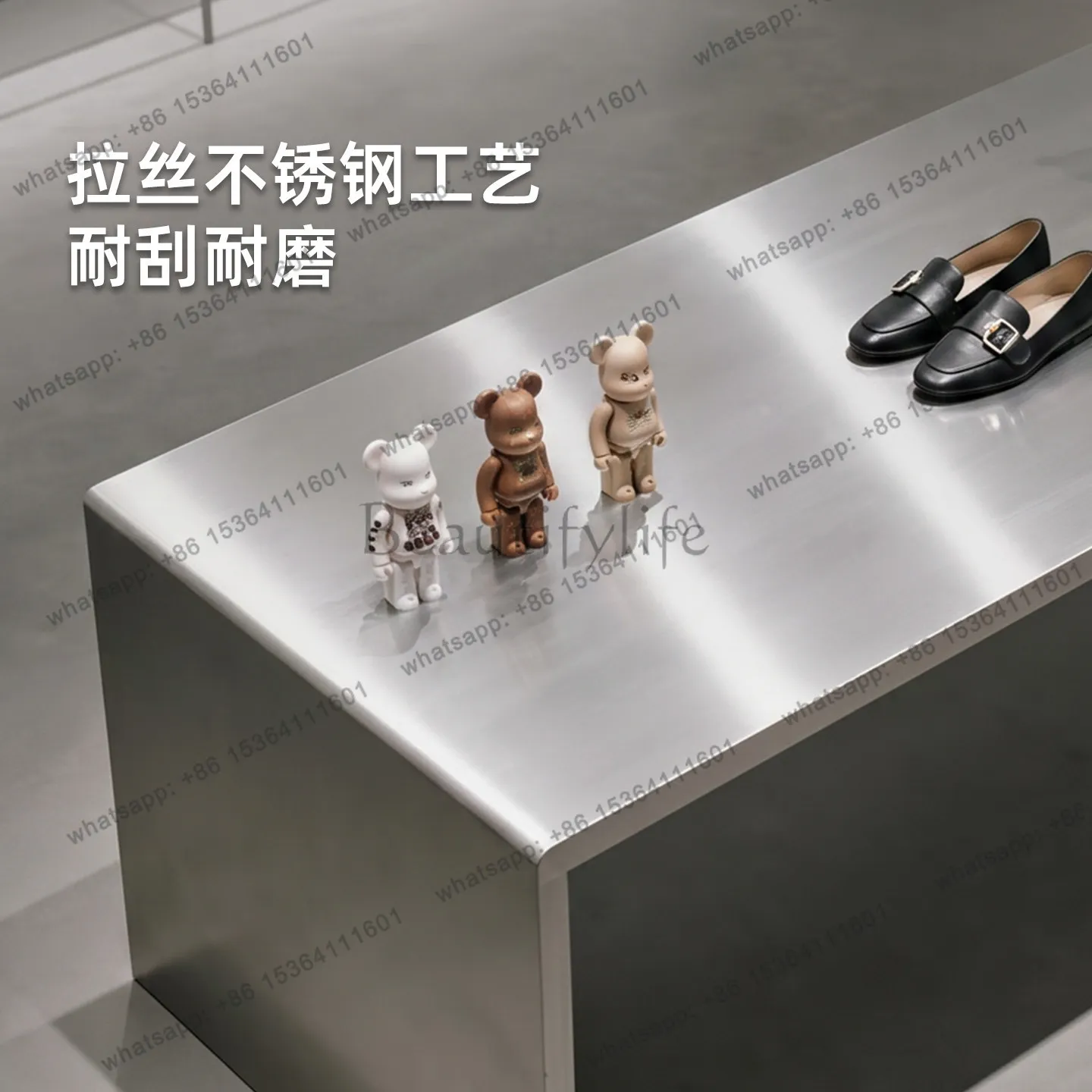 Light Luxury Minimalist Clothing Store Nakajima Table Premium Product Sample Display Table