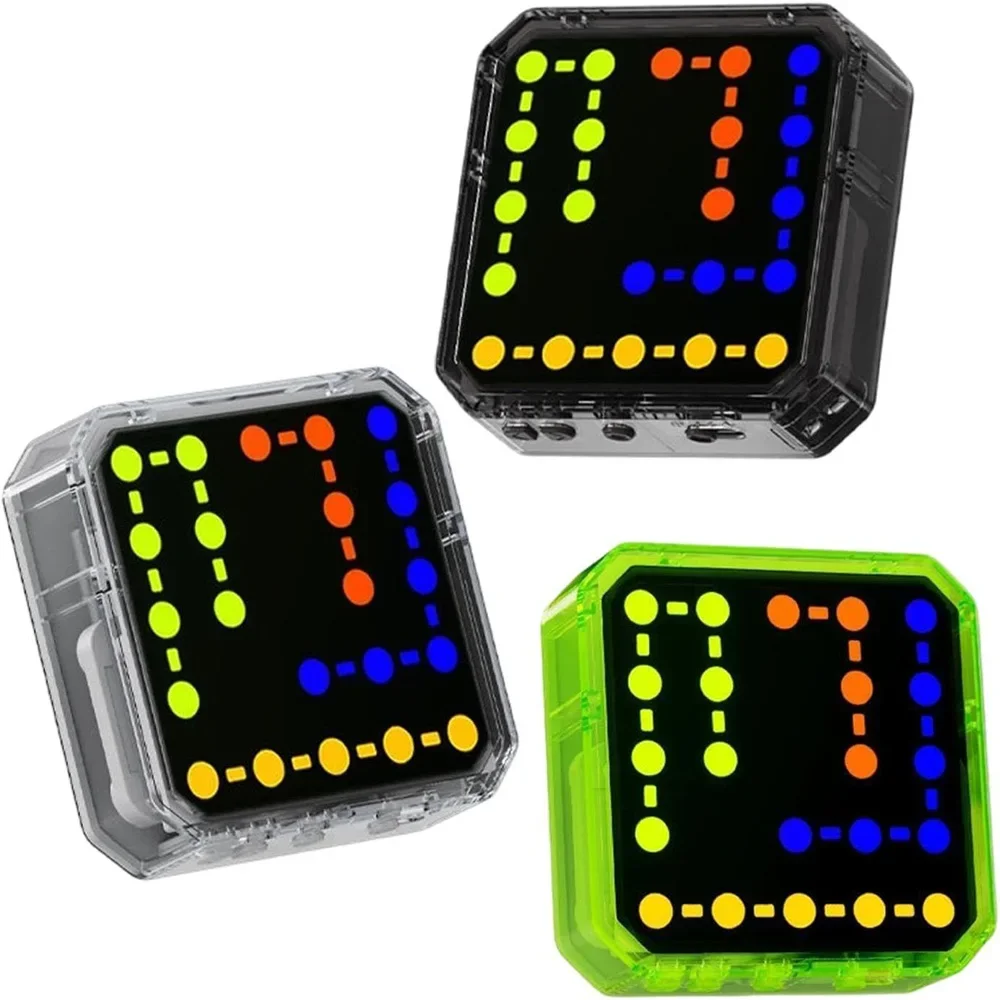 Portable Handheld Electronic Tic‑Tac‑Toe Board, Classic Fingertip Board Game, Multifunctional Indoor Toy for Kids & Adults