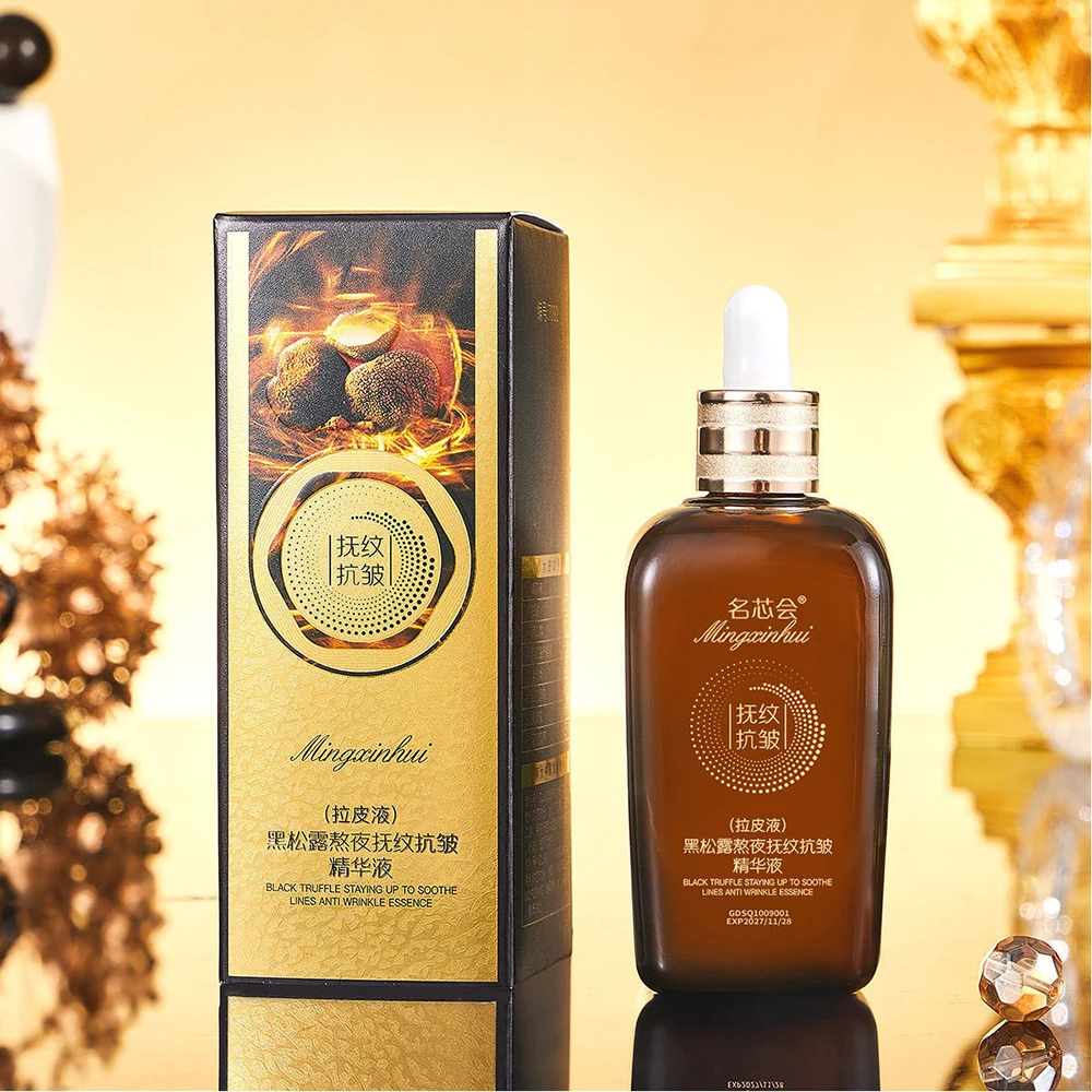 Black Truffle Staying Up Soothe Essence Penetrates Improve Skin Rough Dry Pulling Light Lines Face Serum Moisturizing Skincare