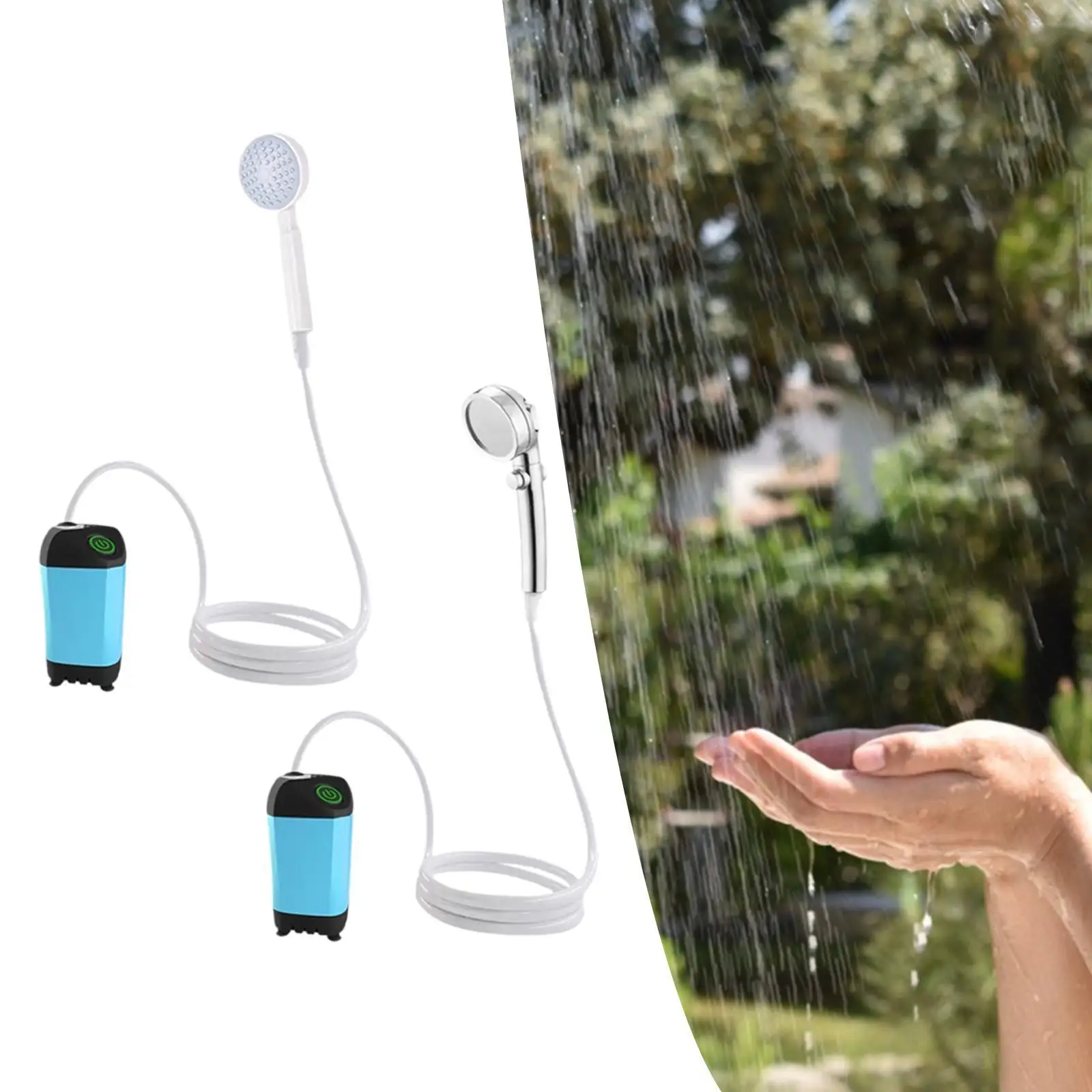Portable Shower Battery Powered Travel Shower for Hiking Beach Pet Cleaning