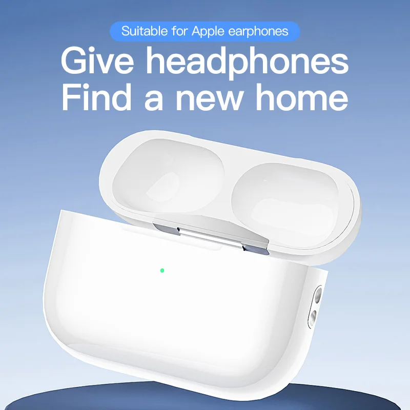 Bezprzewodowe etui z funkcją ładowania dla AirPods1 i 2 wymienna ładowarka do słuchawek Bluetooth dla Airpods Pro 1 2 3 z wyświetlaczem LED