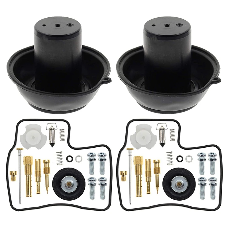 Repair Kit Carburetor Diaphragm Plunger with Needle for Honda Steed Shadow VLX 400