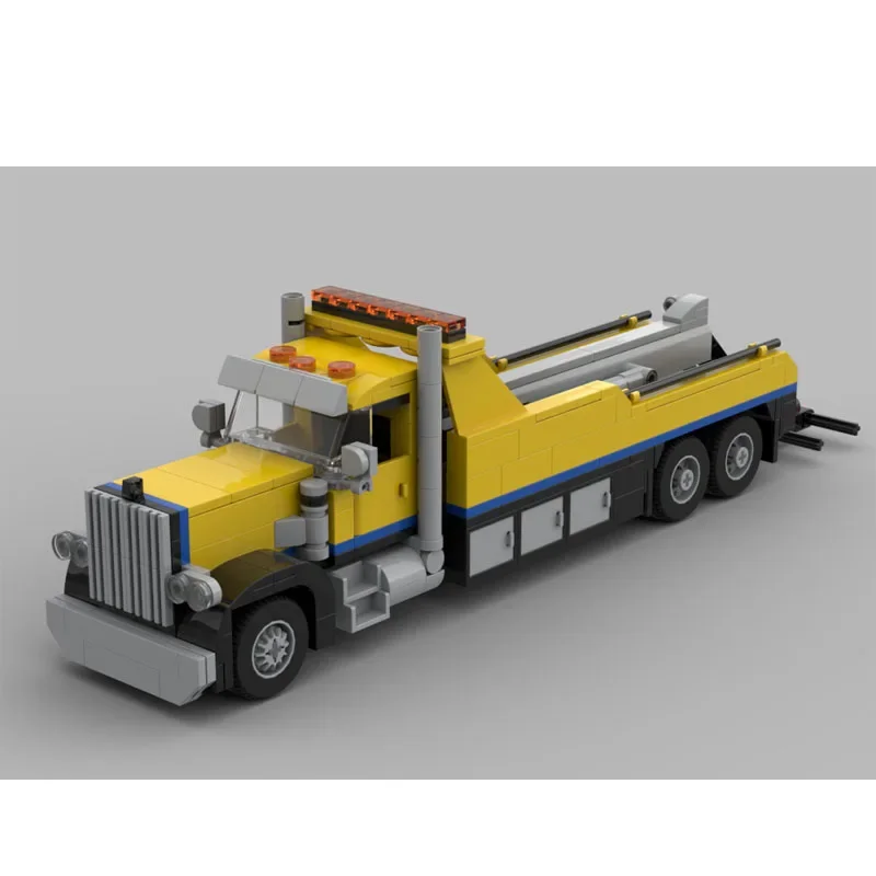 MOC-66960 Transport Trailer Truck Series Building Block Model 451 Parts MOC Creative Boy Birthday Building Block Toy Gift