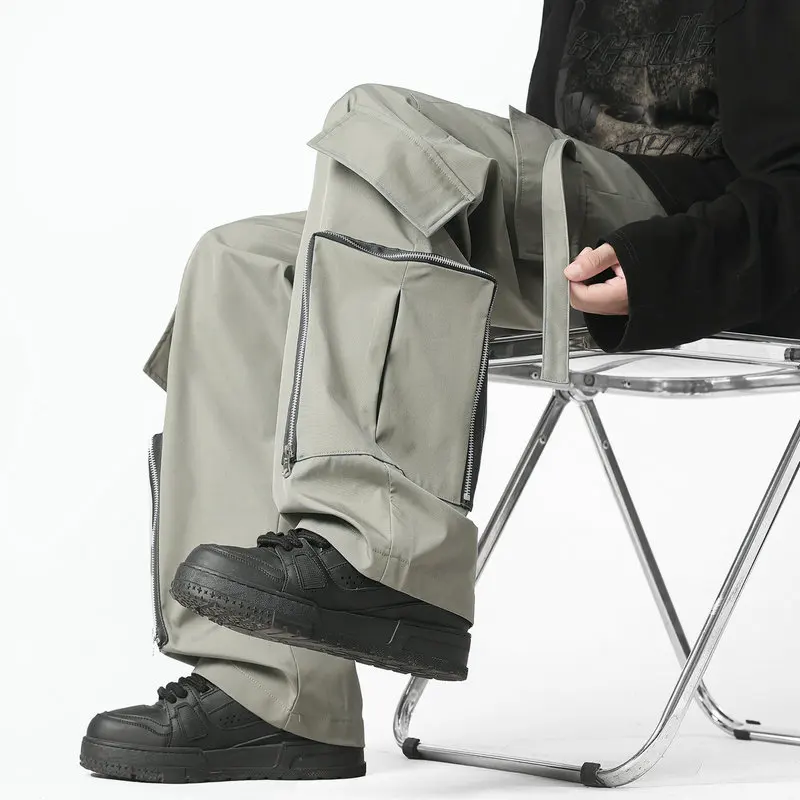 Fashion Men Cargo Pants Loose - Jogger Sweatpants Men บทวิจารณ์และราคา