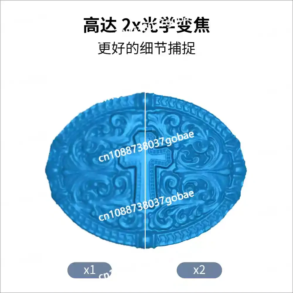 High precision 0.05mm handheld 3D laser scanner, suitable for 3D printers, handheld stabilizer, mobile power handle, turntable