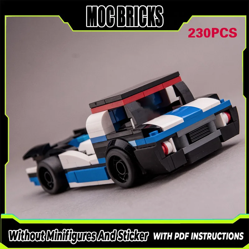 

Speed Racing Car Model MOC Building Bricks Classic Race Truck Modular Technology Gifts Holiday Assemble Children Toys Suit