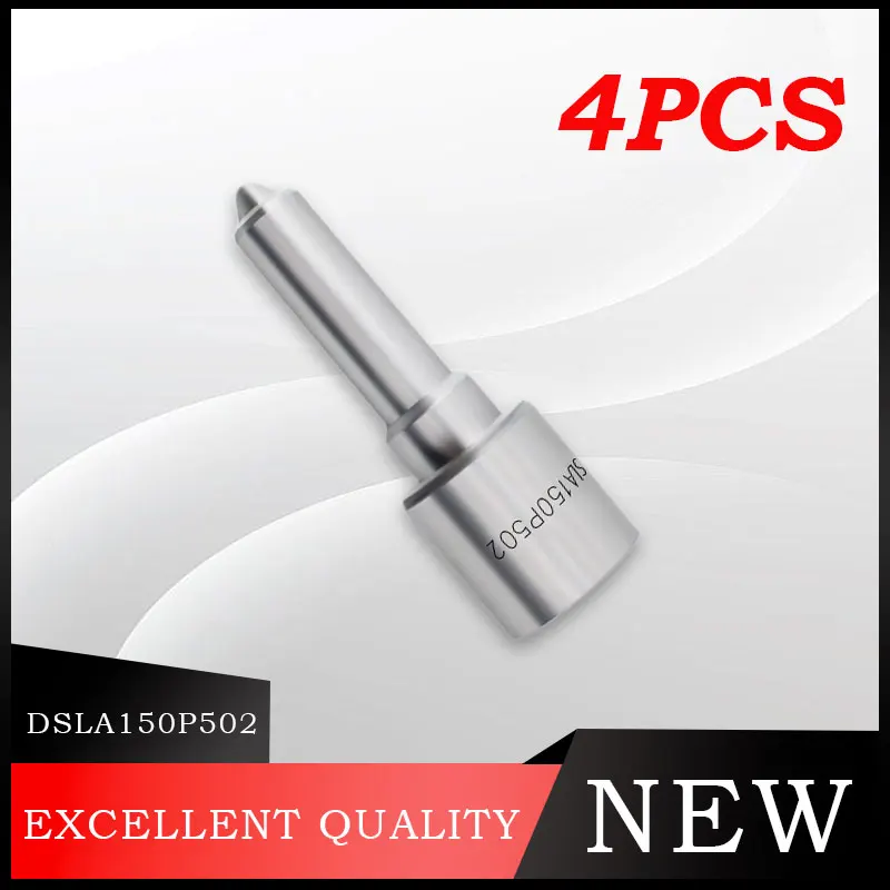 4Pcs * DSLA150P502 Common Rail Flat Head White Needle Fuel Injection Nozzles Suit For Engine System 0432193806 Injector YF1528
