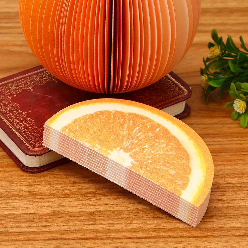 125 Sheets Creative Fruit shapes Sticky Note Pads Notepads,Sticker Paper,Memo Pads,for School Stationery Office Supplies