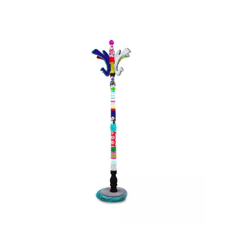 European-style color coat rack, Nordic living room hanger contrasting color hanger, children's candy color hanger