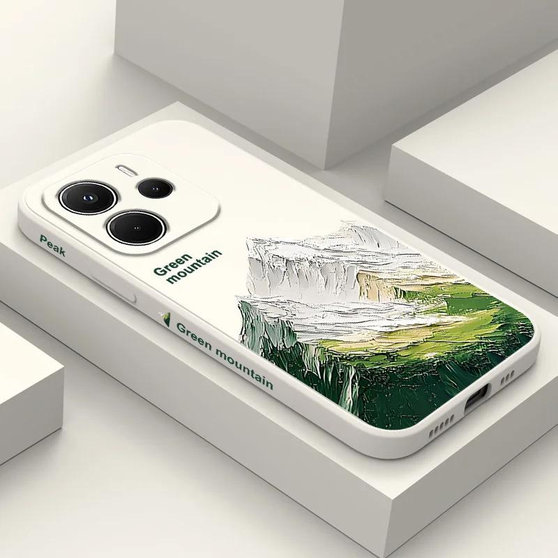 

Painting Beauty Phone Case For Xiaomi Redmi Note 14 13 12 12S 11 11S 10 10S 9 9S 15 14C Pro Plus 4G 5G Liquid Silicone Cover