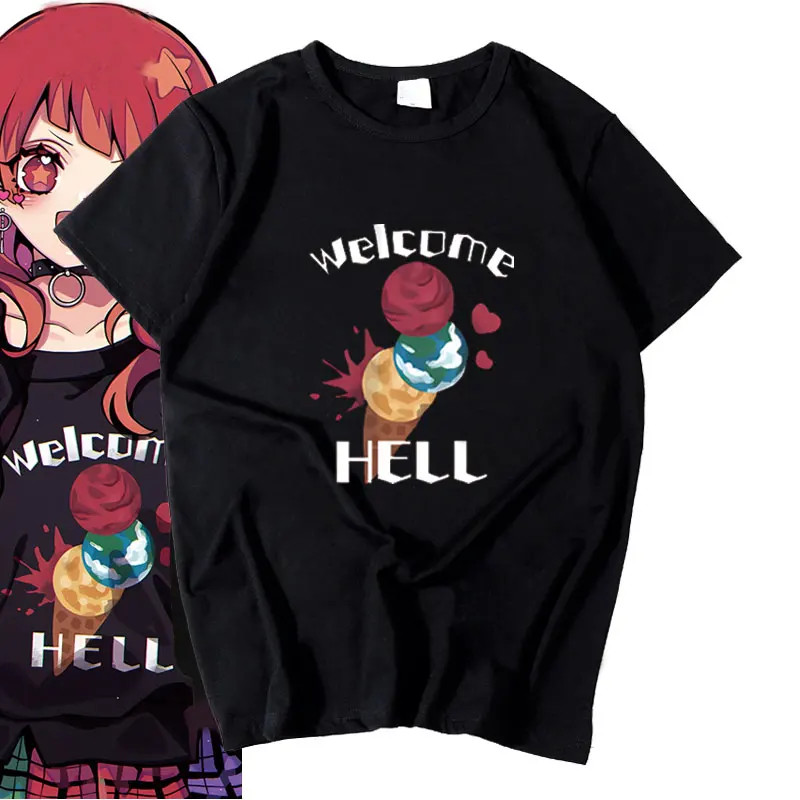 

Футболка Game Touhou Project Hecatia Lapislazuli для мужчин и женщин, костюм для косплея, студенческая летняя повседневная футболка с короткими рукавами, топы