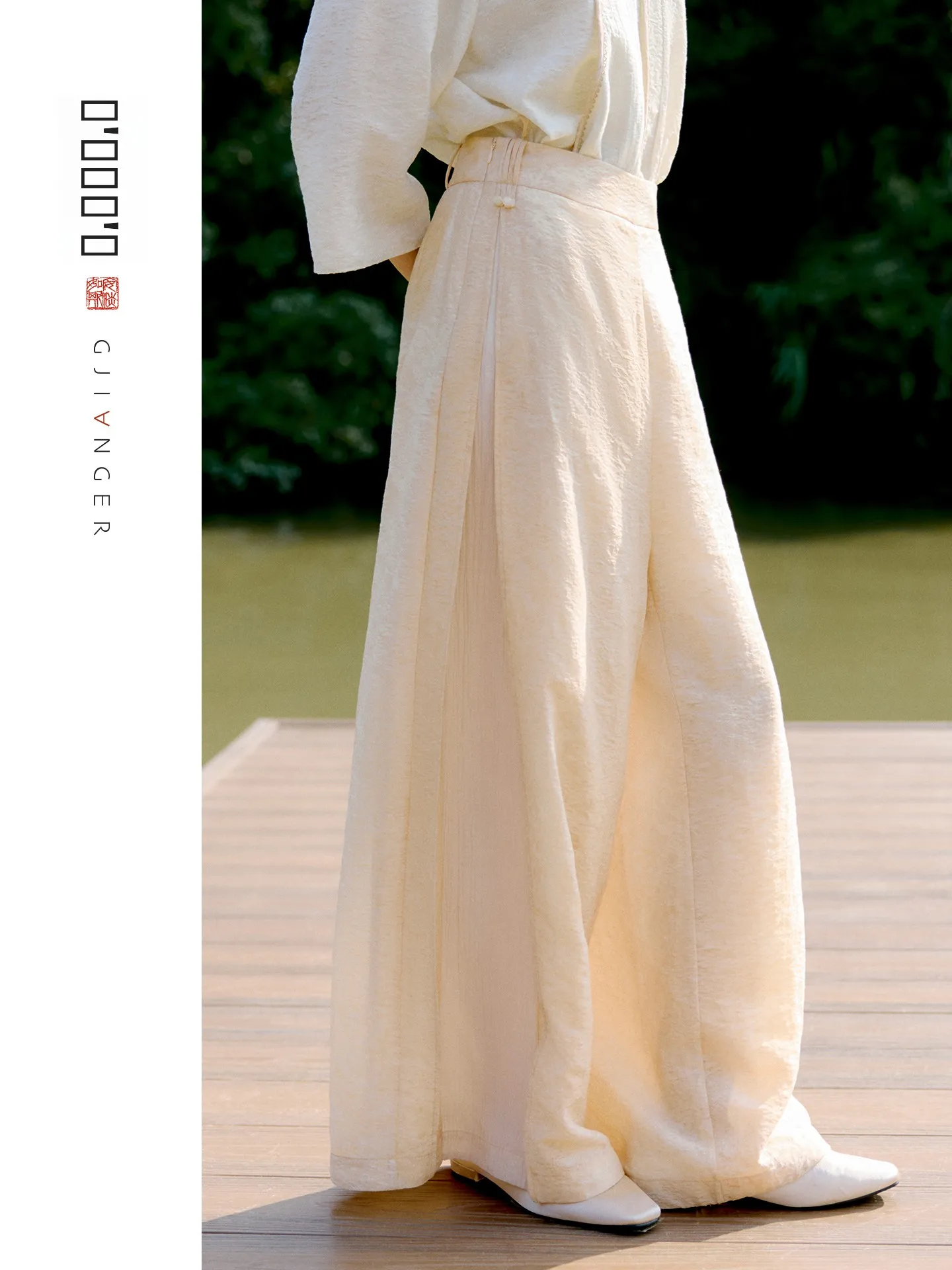 

New Chinese Sle Original Women's Wide Leg Pants Spring Autumn New Arrival National Sle Casual Pants Ladies Faion