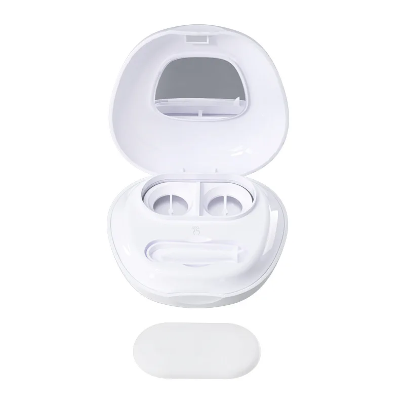 

Ultrasonic contact lens cleaner, contact lens cleaner OK mirror