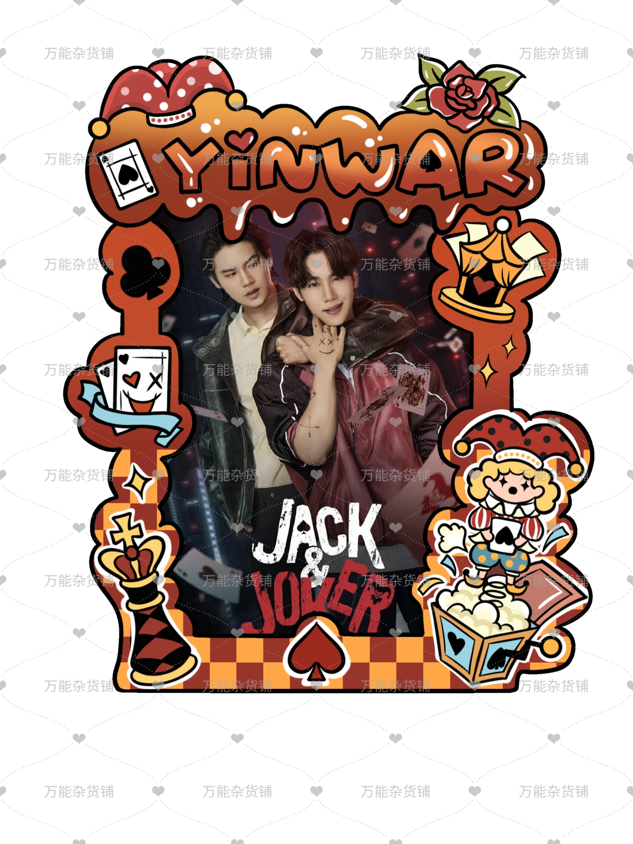 Fanmade Thai Star Fortpeat Taynew Yinwar Uppoom Lingorm Joongdunk Milklove Bounprem Earthmix 3Inch Only Stand Without Photo