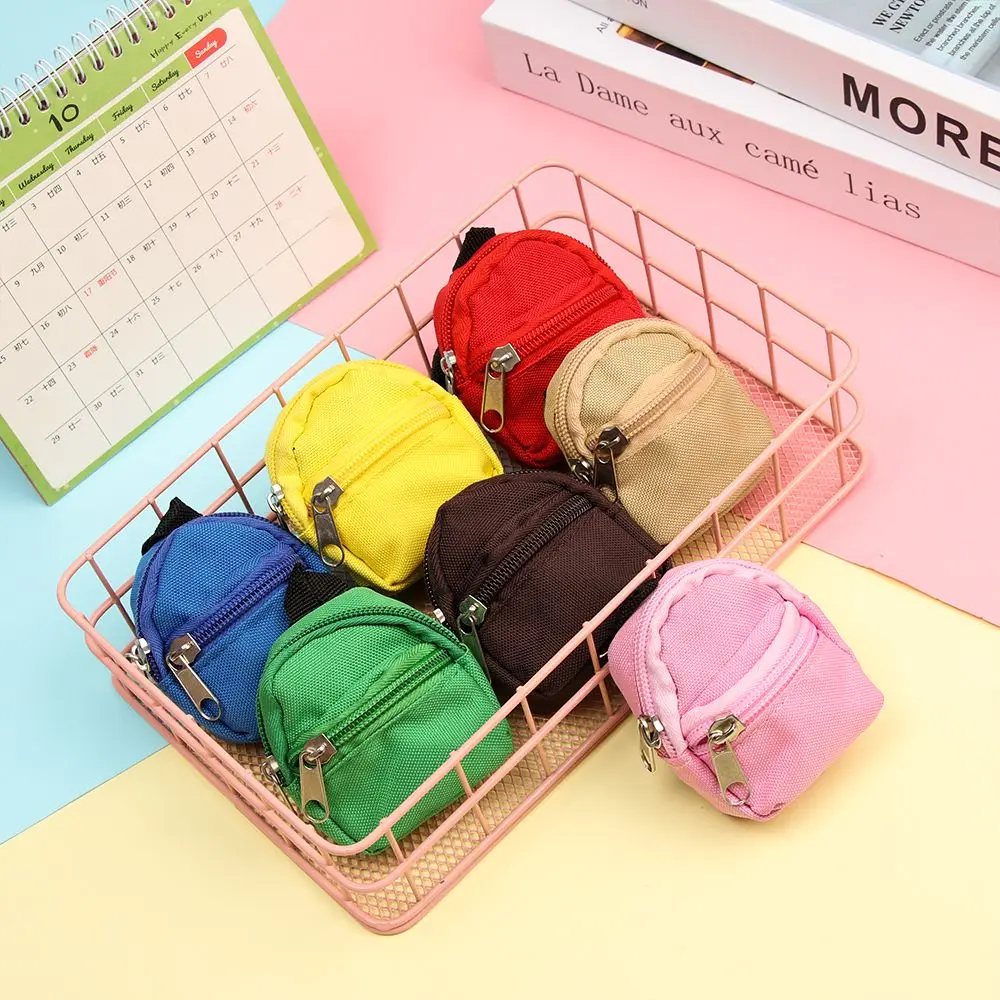 Fashion Doll Bag Toys For 1/6 BJD Doll Backpack Rucksack Travel Case Keychain Haversack Schoolbag Child Gift Dolls Accessories