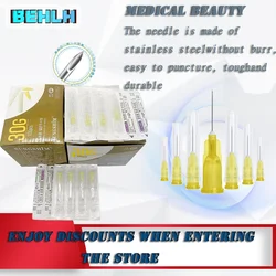 Medical disposable painless small needle Superfine Beauty needle Medical Beauty Sterile Injector Micro Hypodermic Needle tools