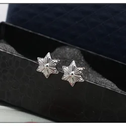 Buyee 925 Sterling Silver Star Stud Earring Excellent Sweet Small Earring for Women Men Fashion Party Fine Jewelry Earring