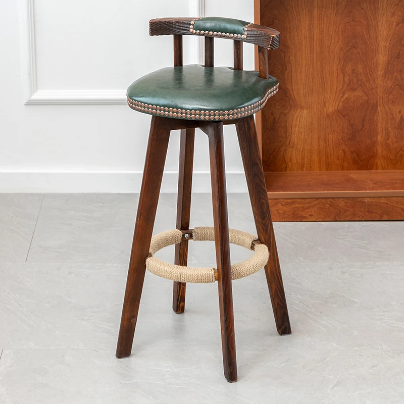 مقاعد المطبخ كرسي طويل الساق عالية المطبخ البراز جزيرة الحديثة مقاعد للبار الأخضر بار البراز مع مسند الظهر الطعام بار البراز الكراسي #5