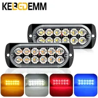 Kebedumei 12LED Car Warning Light Breakdown Emergency Light Truck Trailer Beacon Lamp LED Side Light Amber 12V Car Accessories