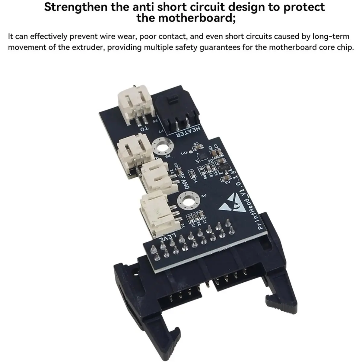 2PCS Print Head Adapter Board for 2 Max/ Pro/ Plus 3D Printer Stable Signal and Modular Design 3D Printer Parts