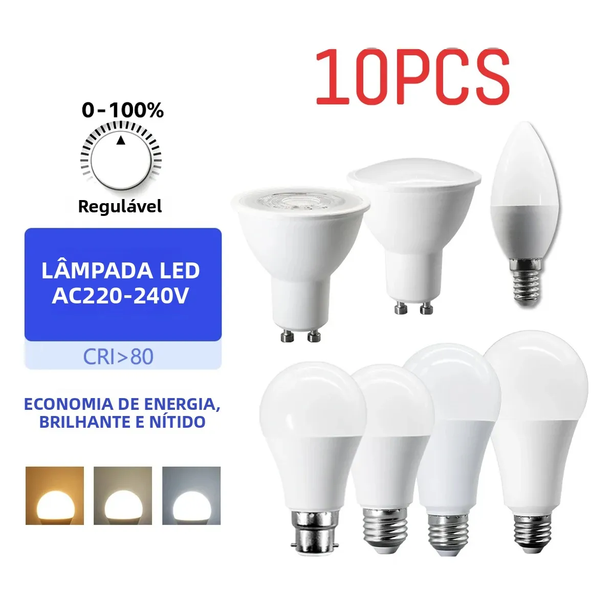 pacote-com-10-lampadas-led-dimerizaveis-multi-base-gu10-e27-b22-e14-220v-3000k-4000k-substitui-lampada-halogena-de-50w-iluminacao-direcional-para-casa