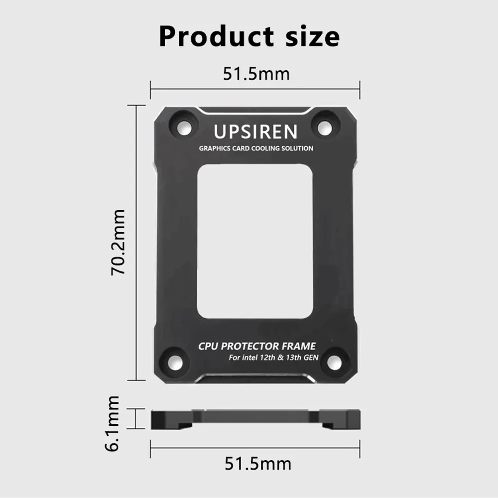 Upsiren LGA17XX-BCF intel12/13. cpu Biege korrektor Rahmens chutz lga1700/1800 Befestigungs schnalle Luftfahrt Aluminium material