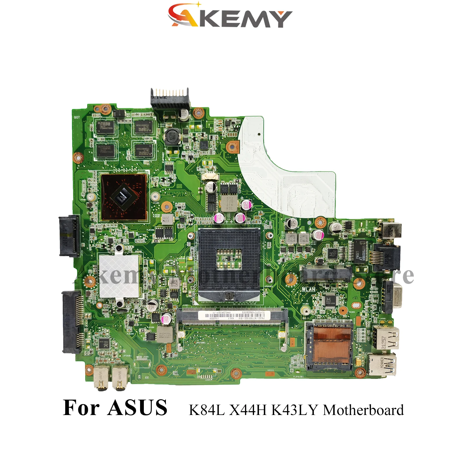 

K43LY Laptop Motherboard For ASUS K43L K84L K43LY X44H Notebook Mainboard This item is in stock 100% tests OK fast shipping