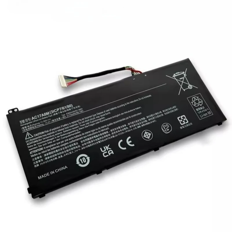 New High Quality 11.55V 5170mAh AC17A8M Laptop battery for Acer Spin 3 SP314-52-549T SP314-52-331FP