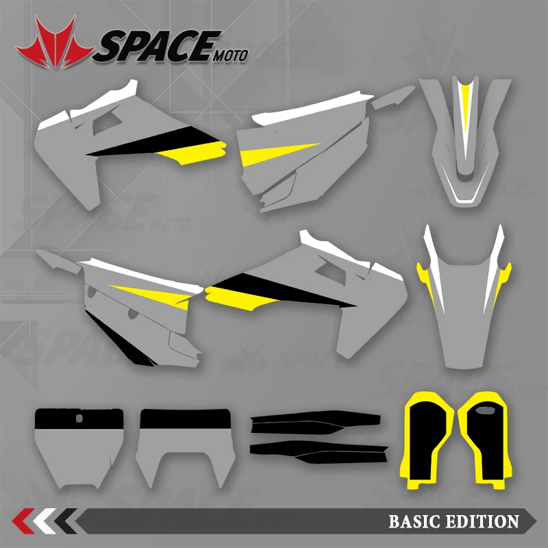 

SPACE for Husqvarna TC FC TX FX FS 2019 2020 2021 2022 TE FE 2020-202Motorcycle Graphics Background Decal Decals Stickers Kits