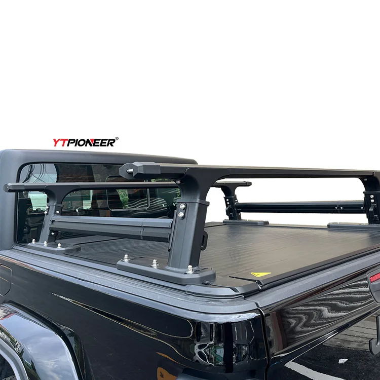 

Adjustable Universal Truck Bed Ladder Rack Retractable Roll Bars Cargo Carrier Bracket For Pickup & Carrier Cage